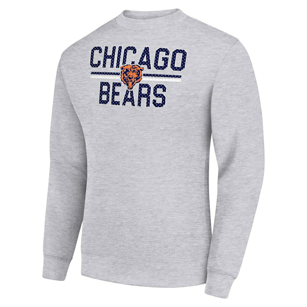 Chicago Bears Starter Team Mesh Print Graphic Pullover Sweatshirt | NFL Discount