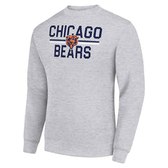Chicago Bears Starter Team Mesh Print Graphic Pullover Sweatshirt | NFL Discount