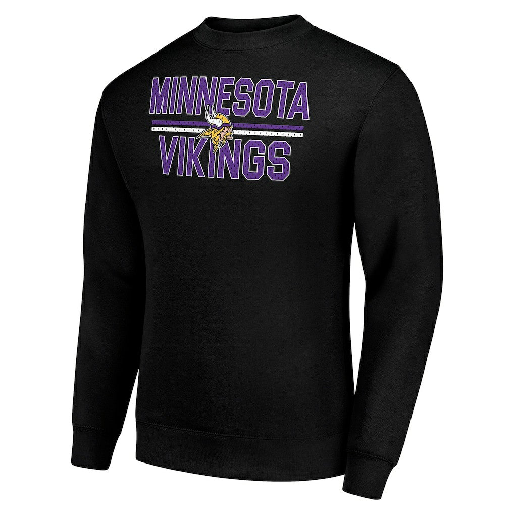 Minnesota Vikings Starter Team Mesh Print Graphic Pullover Sweatshirt | NFL Online