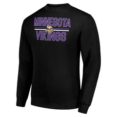 Minnesota Vikings Starter Team Mesh Print Graphic Pullover Sweatshirt | NFL Online