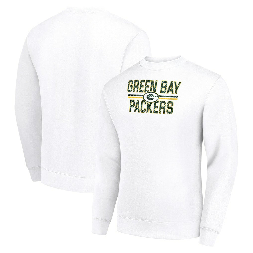 Green Bay Packers Starter Team Mesh Print Graphic Pullover Sweatshirt | NFL Hot