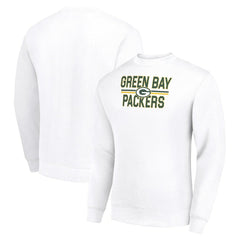 Green Bay Packers Starter Team Mesh Print Graphic Pullover Sweatshirt | NFL Hot
