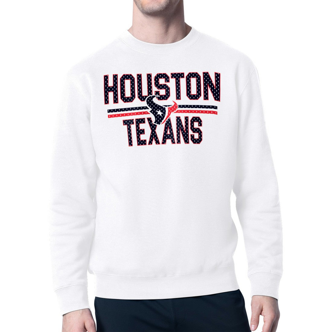 Houston Texans Starter Team Mesh Print Graphic Pullover Sweatshirt | NFL Sale