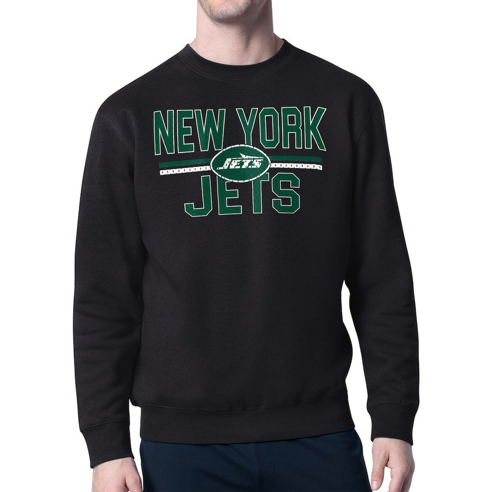 New York Jets Starter Team Mesh Print Graphic Pullover Sweatshirt | NFL Discount