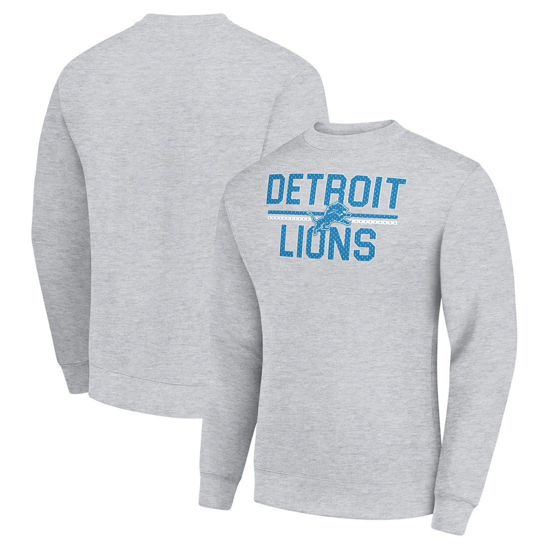 Detroit Lions Starter Team Mesh Print Graphic Pullover Sweatshirt | NFL Discount