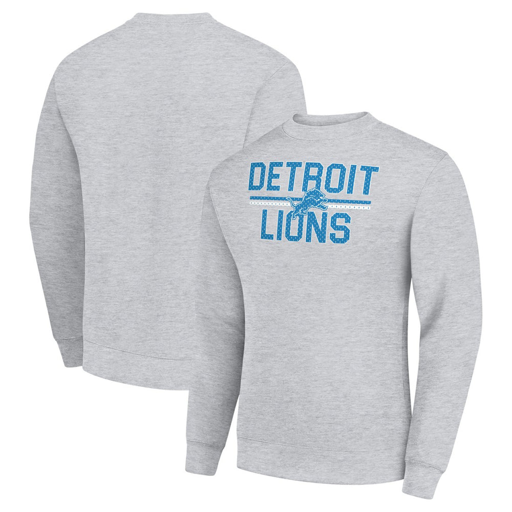 Detroit Lions Starter Team Mesh Print Graphic Pullover Sweatshirt | NFL Discount