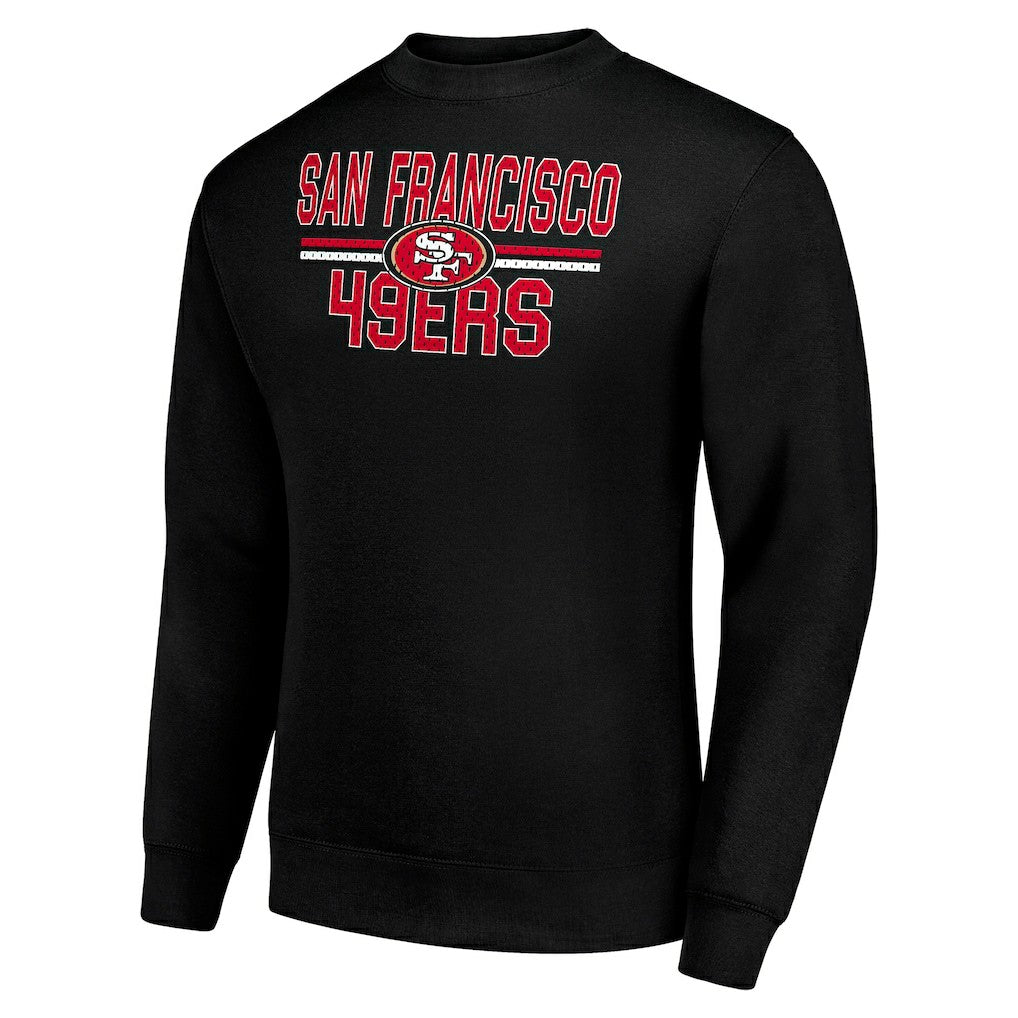 San Francisco 49ers Starter Team Mesh Print Graphic Pullover Sweatshirt | NFL Discount