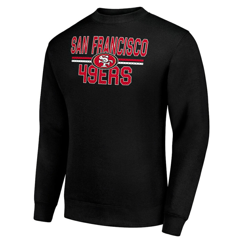 San Francisco 49ers Starter Team Mesh Print Graphic Pullover Sweatshirt | NFL Discount