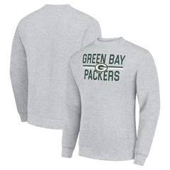 Green Bay Packers Starter Team Mesh Print Graphic Pullover Sweatshirt | NFL Online