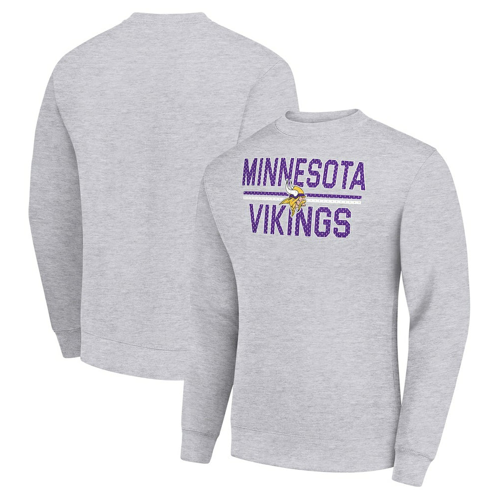 Minnesota Vikings Starter Team Mesh Print Graphic Pullover Sweatshirt | NFL On sale