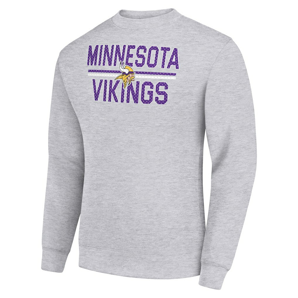Minnesota Vikings Starter Team Mesh Print Graphic Pullover Sweatshirt | NFL On sale
