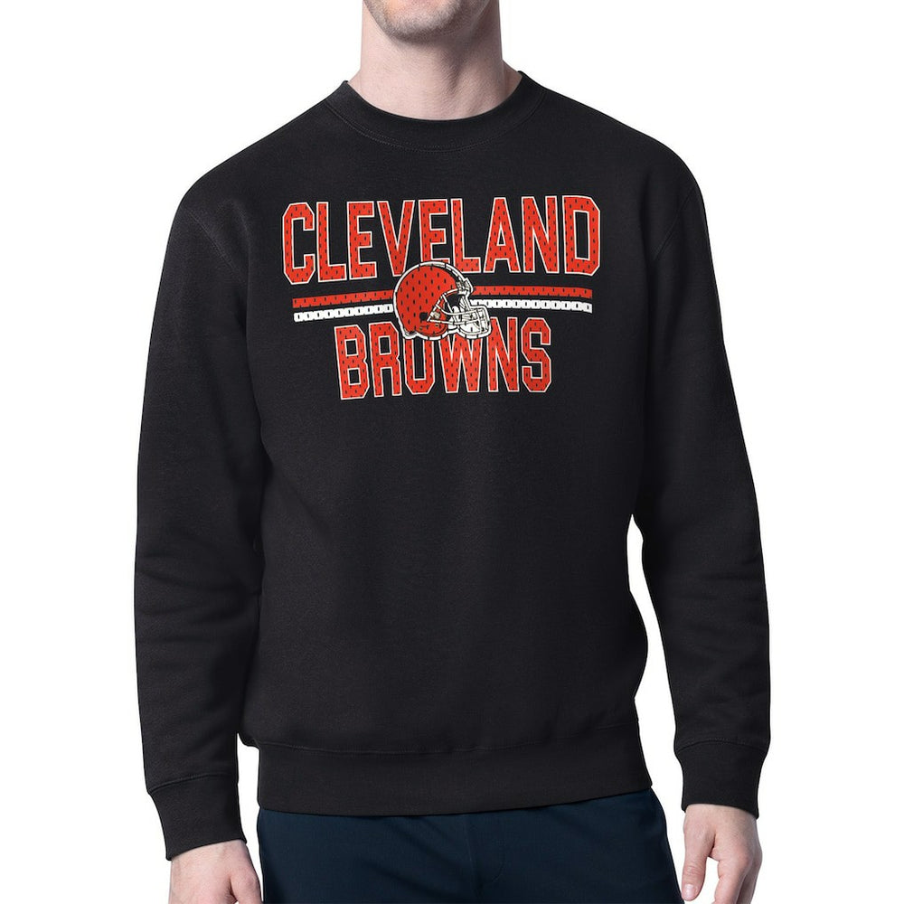Cleveland Browns Starter Team Mesh Print Graphic Pullover Sweatshirt | NFL Near me