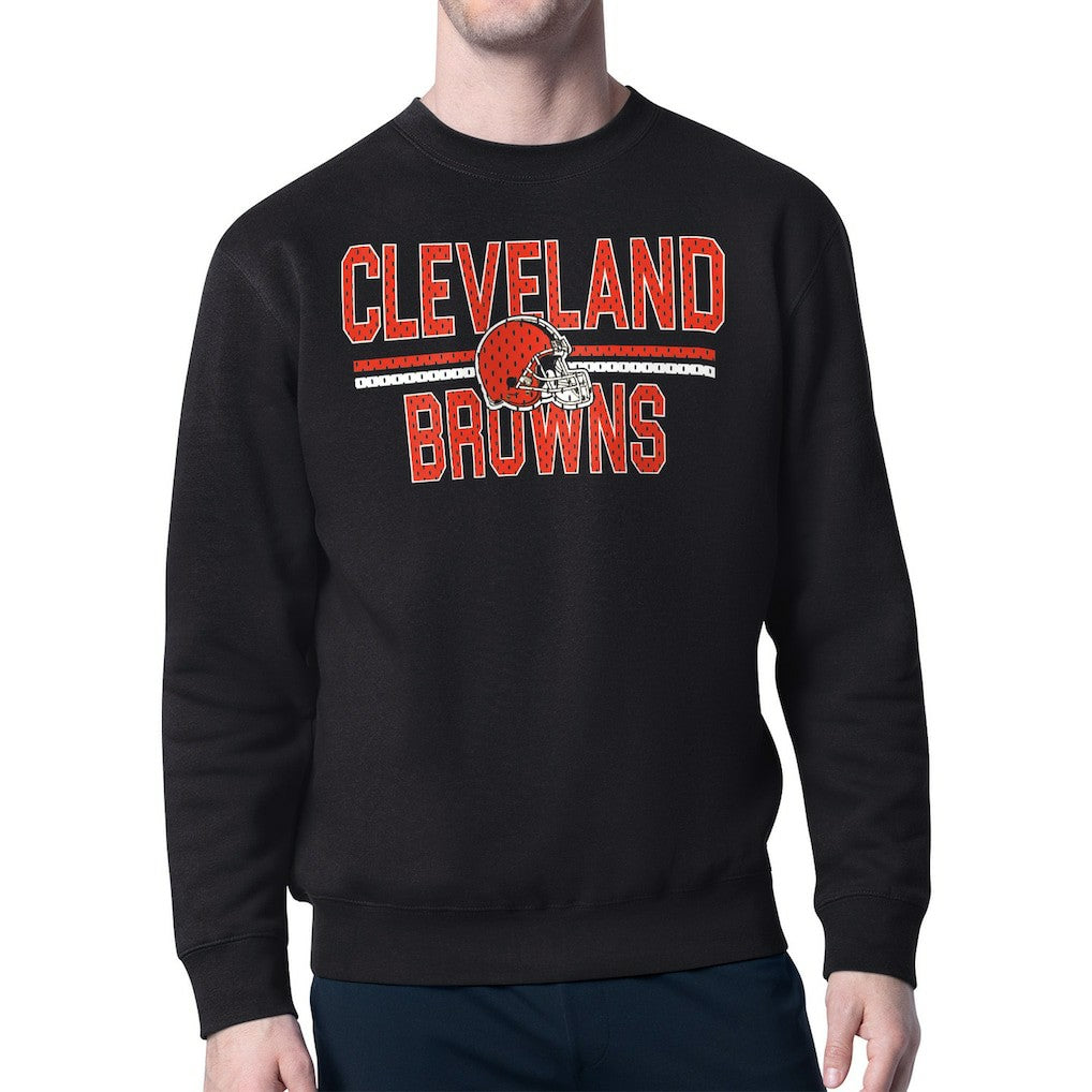 Cleveland Browns Starter Team Mesh Print Graphic Pullover Sweatshirt | NFL Near me