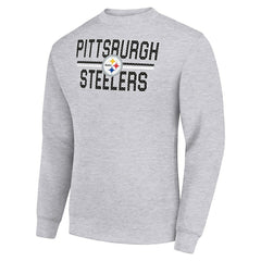 Pittsburgh Steelers Starter Team Mesh Print Graphic Pullover Sweatshirt | NFL Online