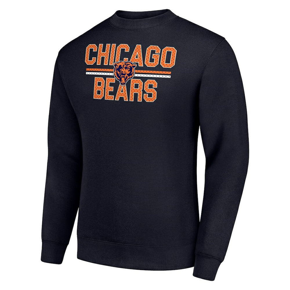 Chicago Bears Starter Team Mesh Print Graphic Pullover Sweatshirt | NFL Near me