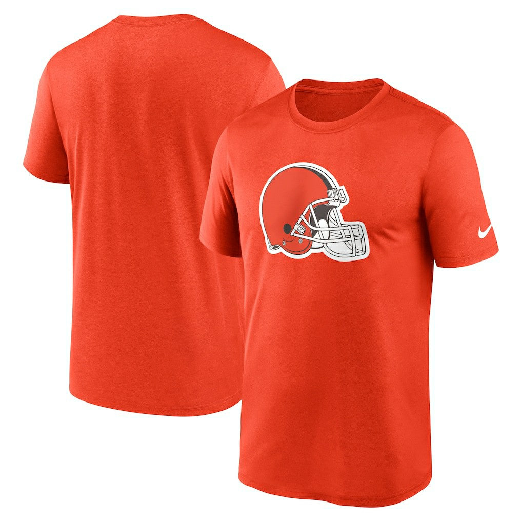 Cleveland Browns Legend Logo Helmet Performance T-Shirt | NFL US