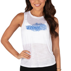 Detroit Lions Concepts Sport Women's Infuse Lightweight Slub Knit Tank Top | NFL US