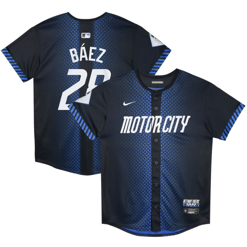 Javier Baez Detroit Tigers Nike Preschool 2024 City Connect Limited Jersey - MLB Jerseys