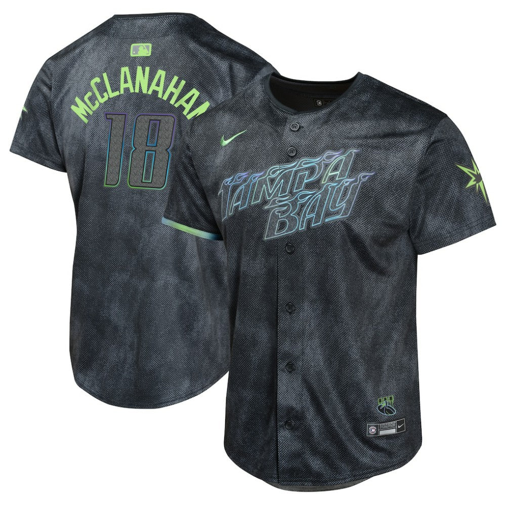 Shane McClanahan Tampa Bay Rays Nike Youth 2024 City Connect Limited Player Jersey - MLB Jerseys