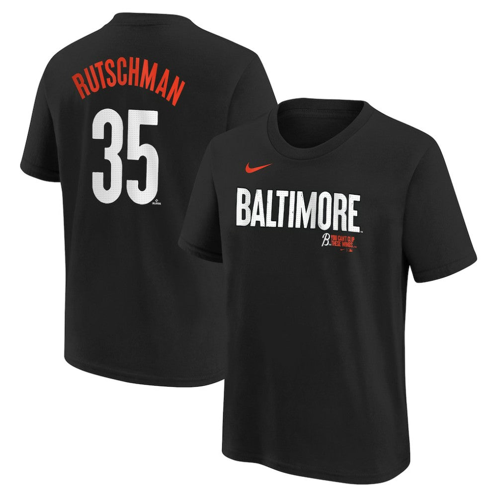 Adley Rutschman Baltimore Orioles Nike Youth Fuse City Connect Name & Number T-Shirt - MLB T-shirts
