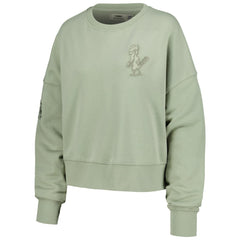 St. Louis Cardinals Pro Standard Women's Neutral Oversized Boxy Cropped Pullover Sweatshirt - MLB Pullover