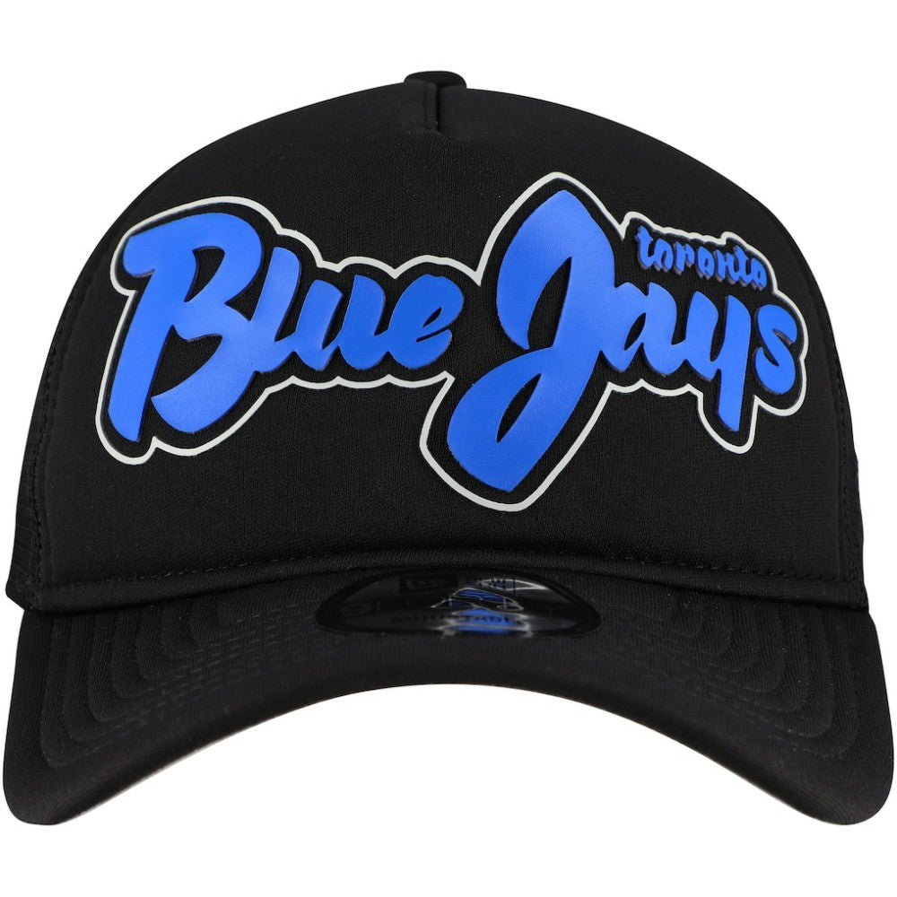 Toronto Blue Jays New Era Retro Bold A-Frame Trucker 9FORTY Adjustable Hat - MLB Hats