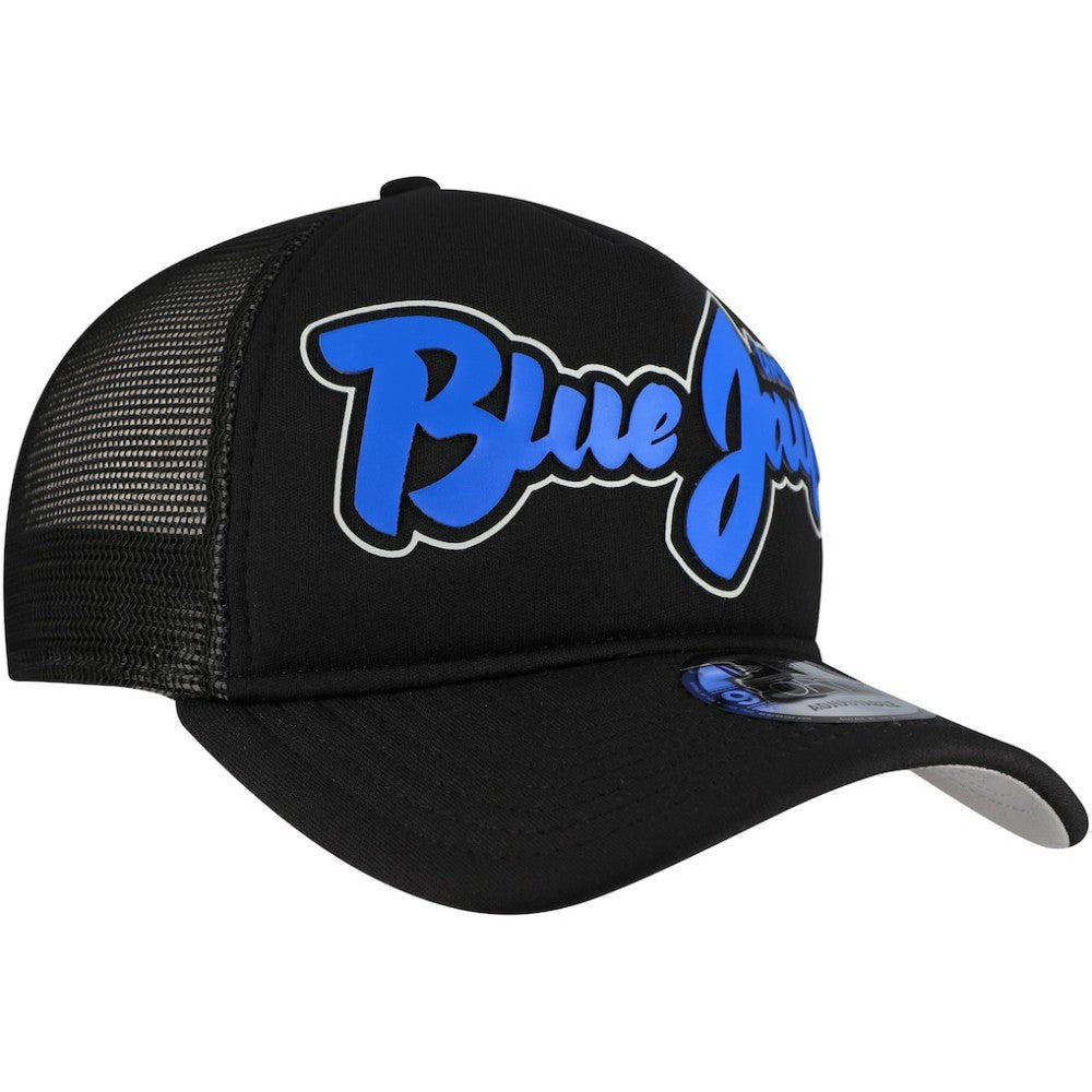 Toronto Blue Jays New Era Retro Bold A-Frame Trucker 9FORTY Adjustable Hat - MLB Hats