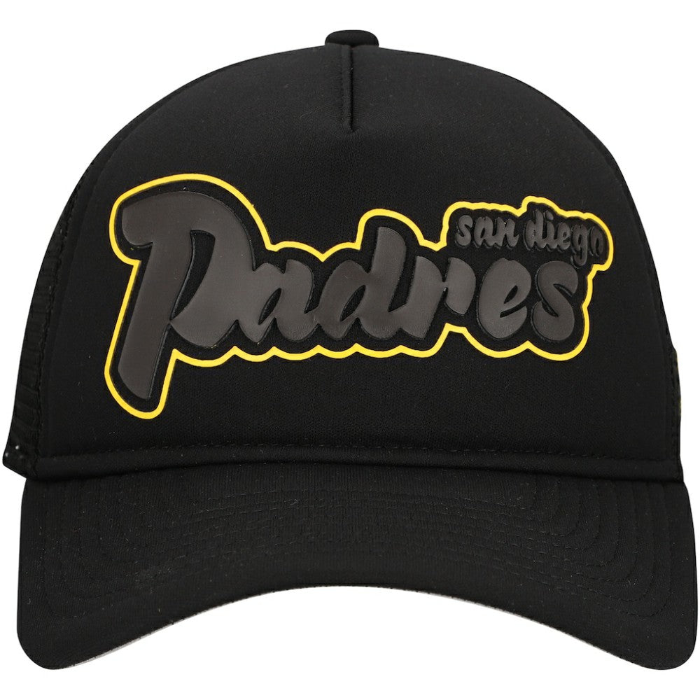 San Diego Padres New Era Retro Bold A-Frame Trucker 9FORTY Adjustable Hat - MLB Hats