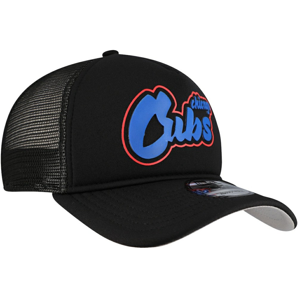 Chicago Cubs New Era Retro Bold A-Frame Trucker 9FORTY Adjustable Hat - MLB Hats