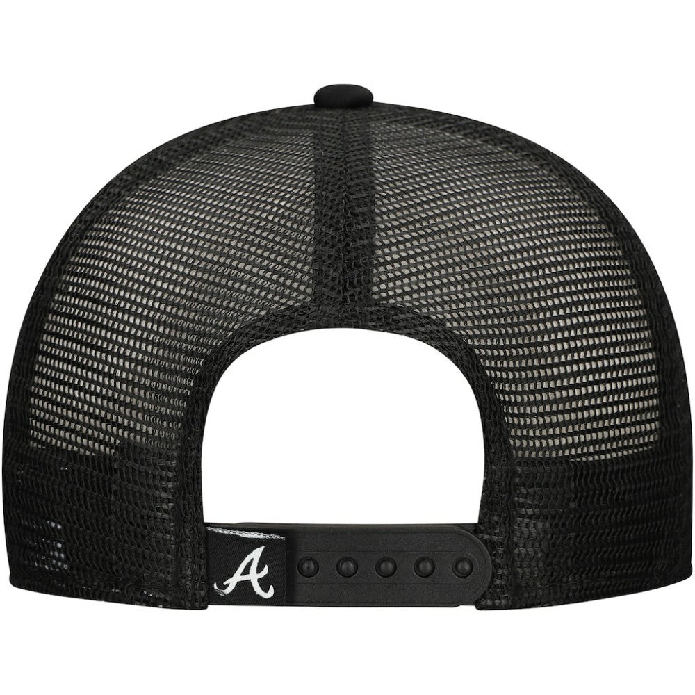 Atlanta Braves New Era Retro Bold A-Frame Trucker 9FORTY Adjustable Hat - MLB Hats