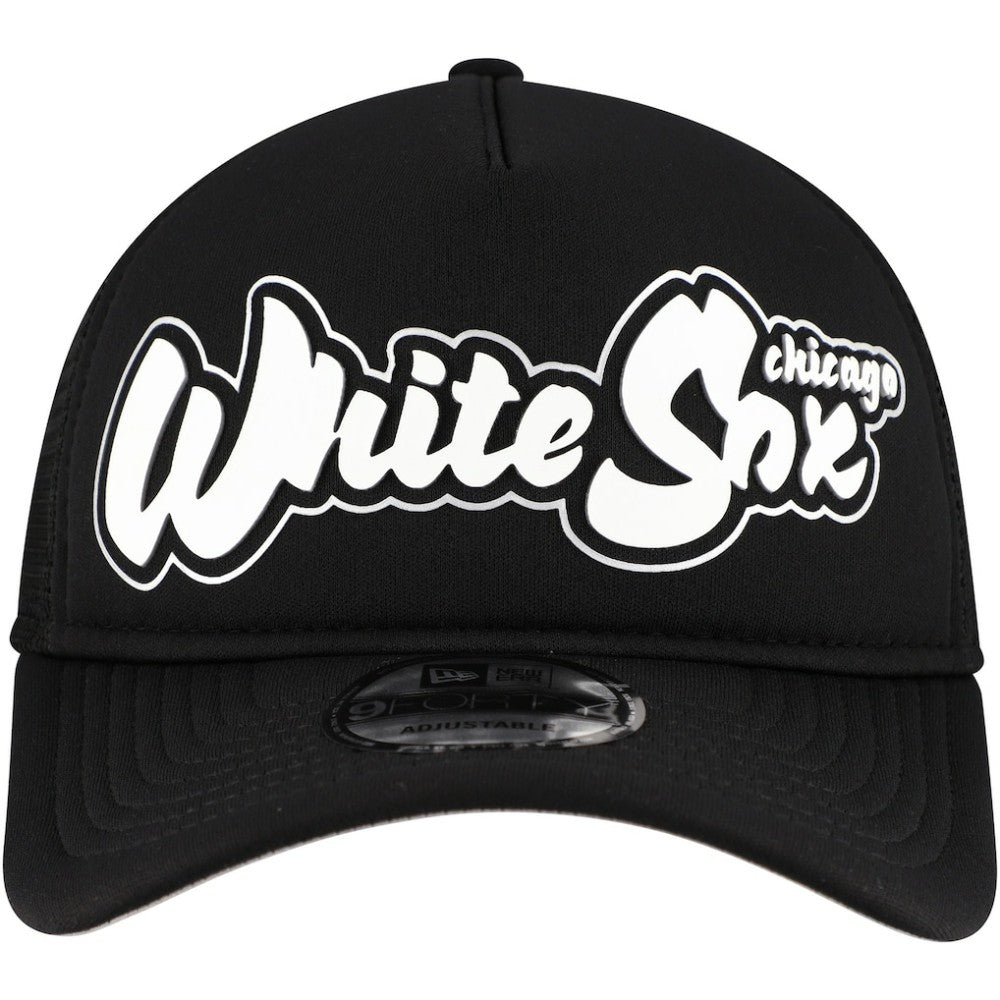 Chicago White Sox New Era Retro Bold A-Frame Trucker 9FORTY Adjustable Hat - MLB Hats