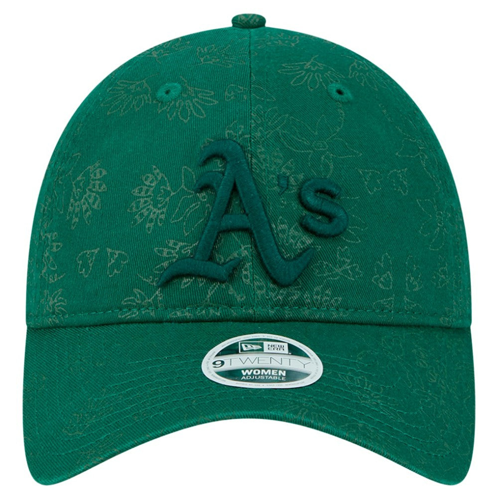 Athletics New Era Women's Tonal Floral 9TWENTY Adjustable Hat - MLB Hats