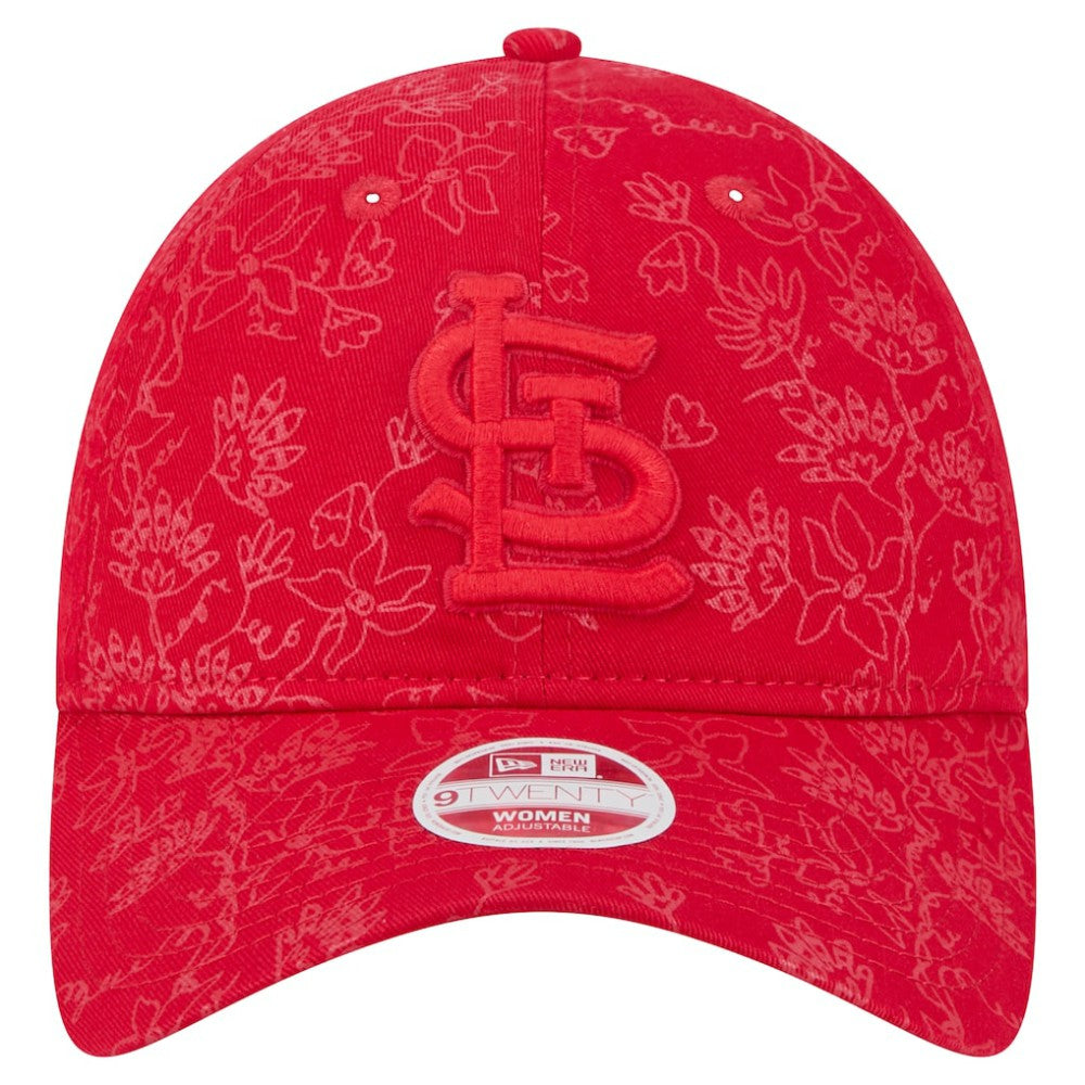 St. Louis Cardinals New Era Women's Tonal Floral 9TWENTY Adjustable Hat - MLB Hats