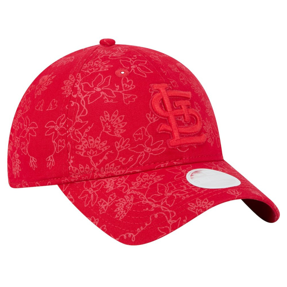 St. Louis Cardinals New Era Women's Tonal Floral 9TWENTY Adjustable Hat - MLB Hats