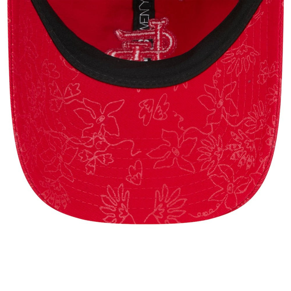 St. Louis Cardinals New Era Women's Tonal Floral 9TWENTY Adjustable Hat - MLB Hats