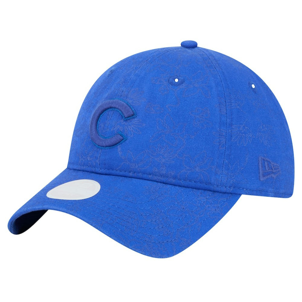 Chicago Cubs New Era Women's Tonal Floral 9TWENTY Adjustable Hat - MLB Hats