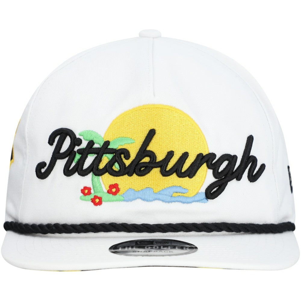 Pittsburgh Pirates New Era Paradise Golfer Adjustable Hat - MLB Hats
