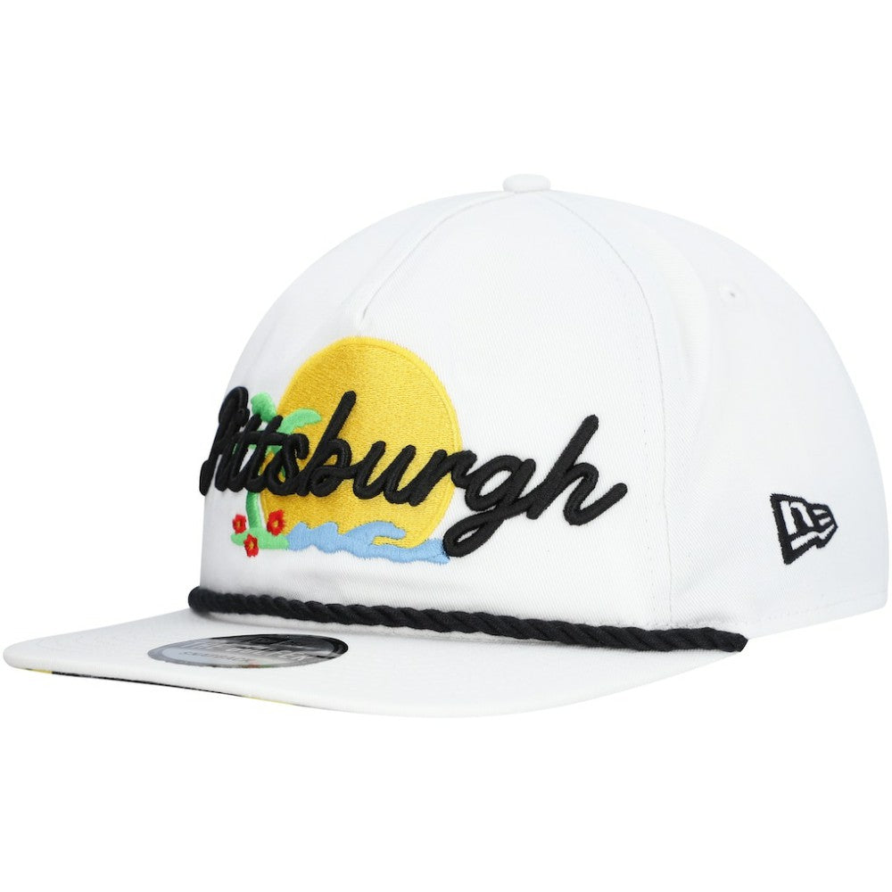 Pittsburgh Pirates New Era Paradise Golfer Adjustable Hat - MLB Hats