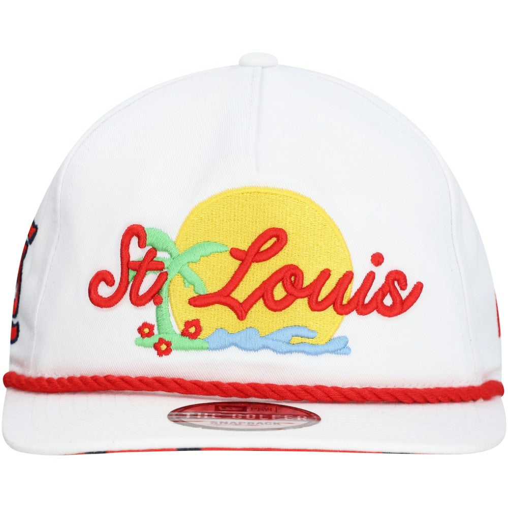 St. Louis Cardinals New Era Paradise Golfer Adjustable Hat - MLB Hats