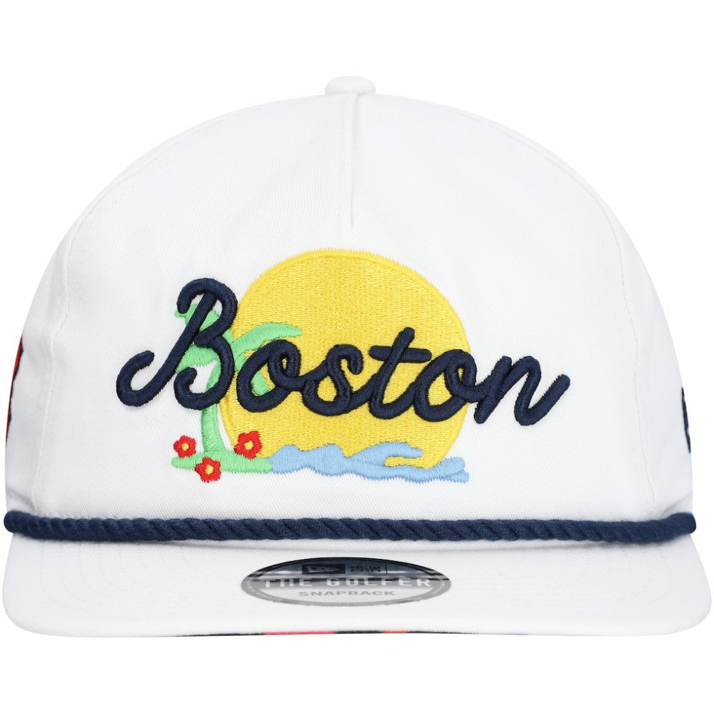 Boston Red Sox New Era Paradise Golfer Adjustable Hat - MLB Hats