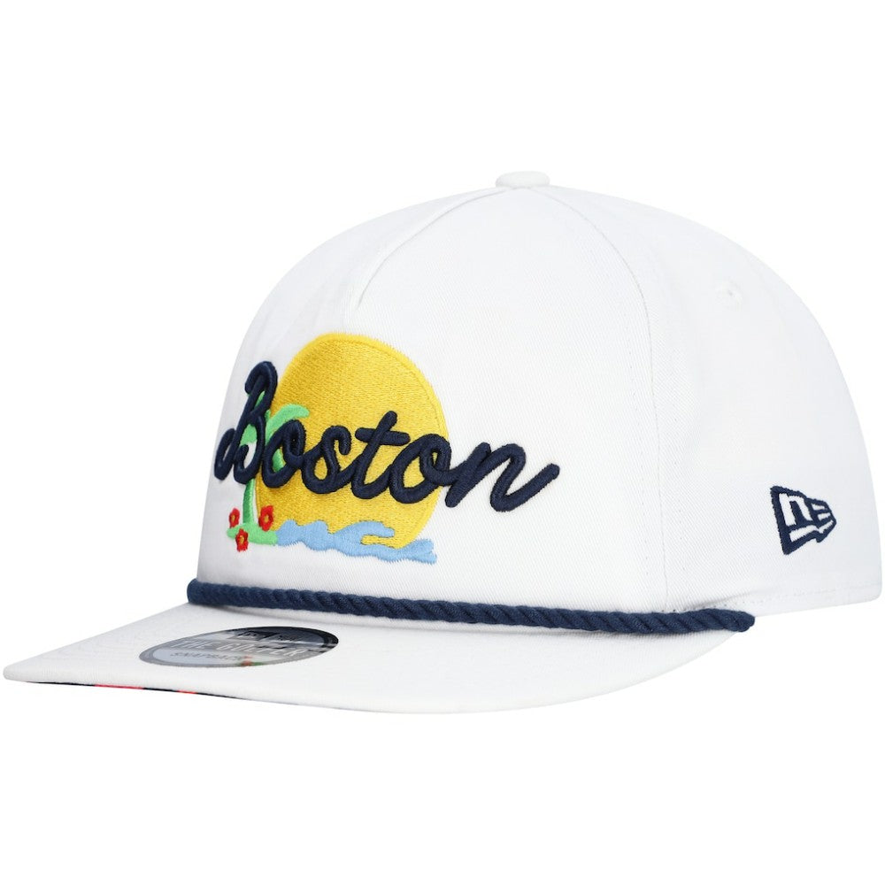 Boston Red Sox New Era Paradise Golfer Adjustable Hat - MLB Hats