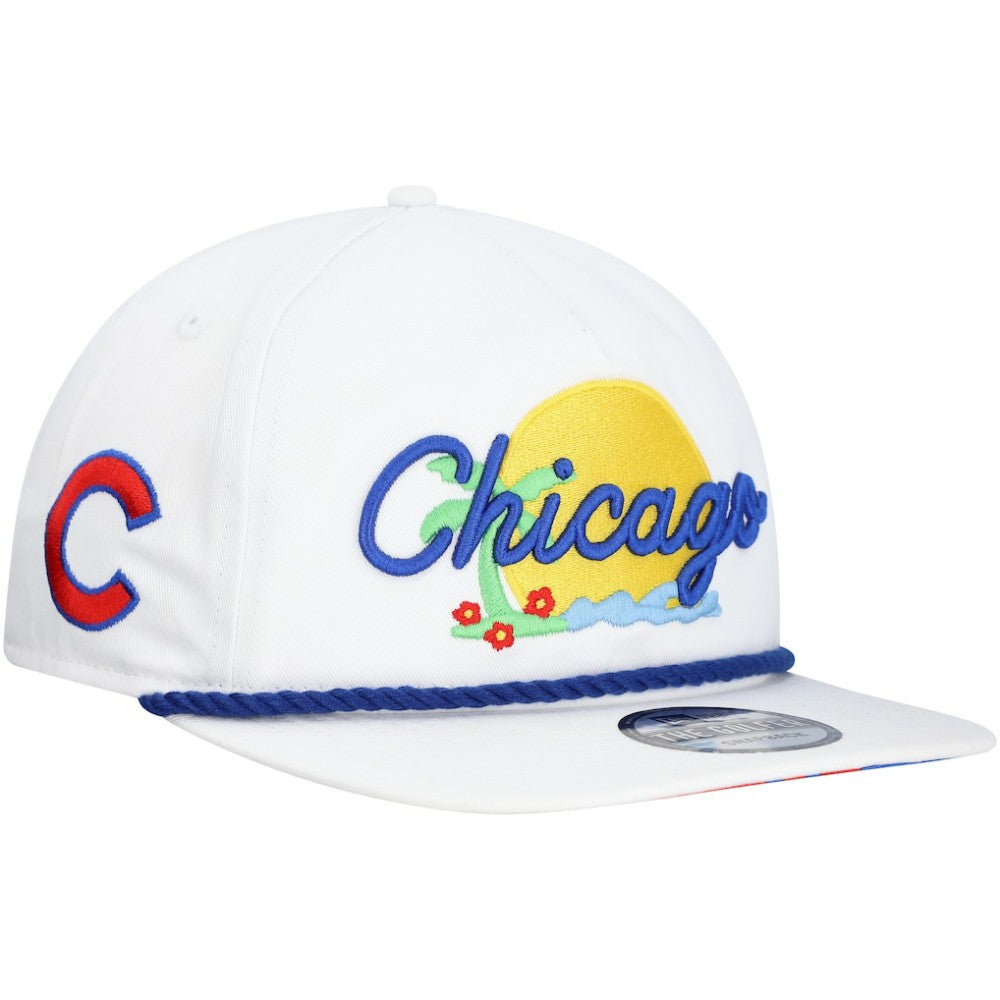 Chicago Cubs New Era Paradise Golfer Adjustable Hat - MLB Hats
