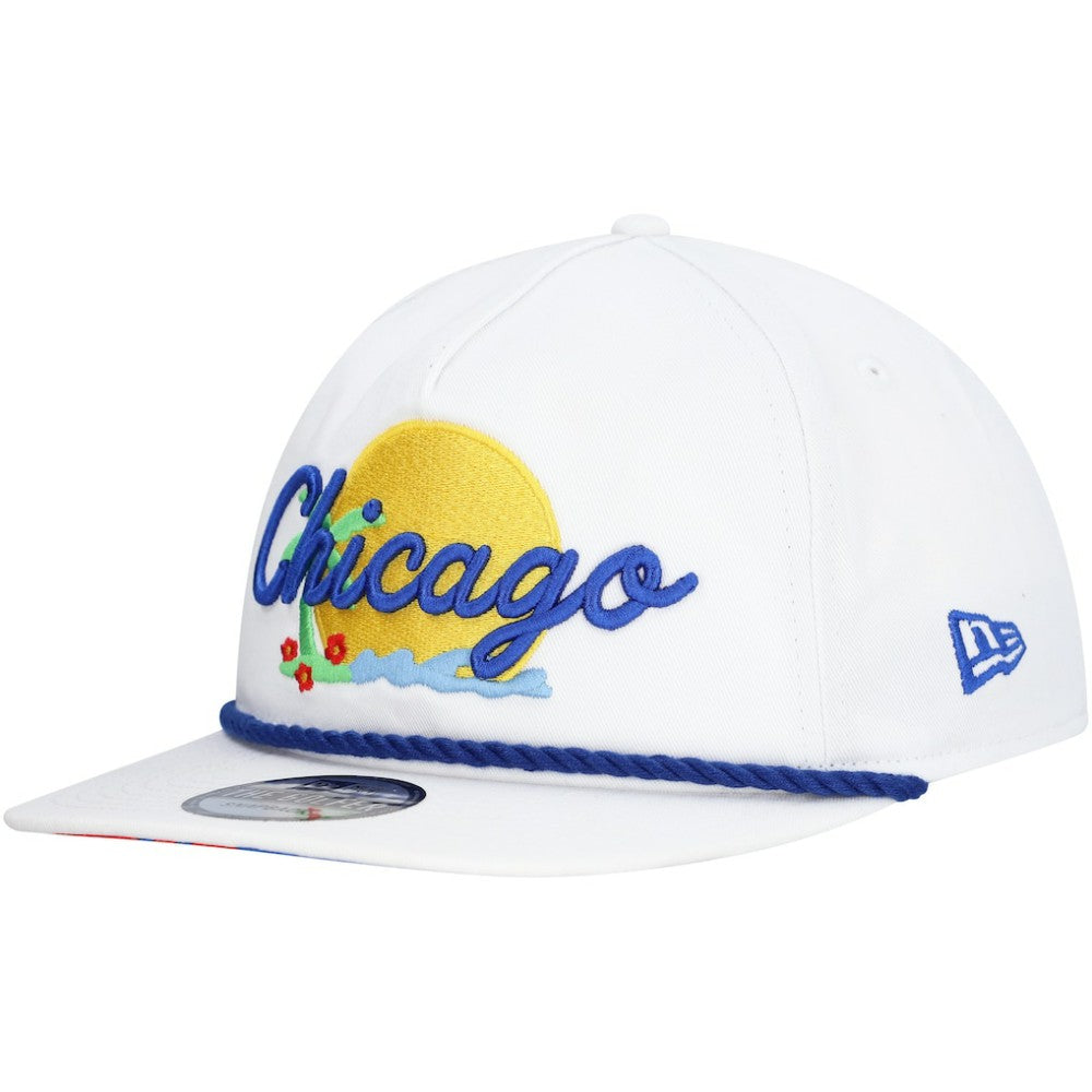 Chicago Cubs New Era Paradise Golfer Adjustable Hat - MLB Hats