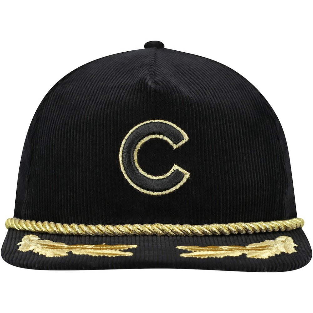 Chicago Cubs New Era Corduroy Filigree Golfer Adjustable Hat - MLB Hats