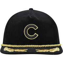 Chicago Cubs New Era Corduroy Filigree Golfer Adjustable Hat - MLB Hats