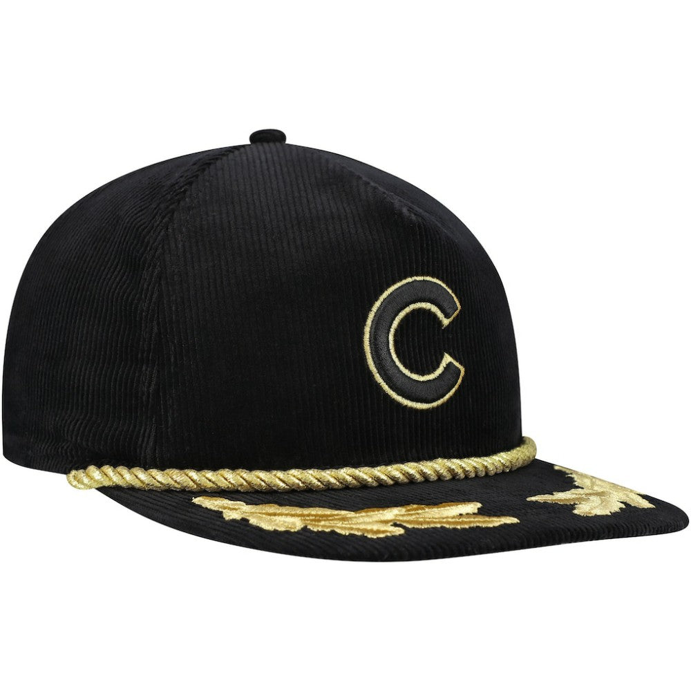 Chicago Cubs New Era Corduroy Filigree Golfer Adjustable Hat - MLB Hats