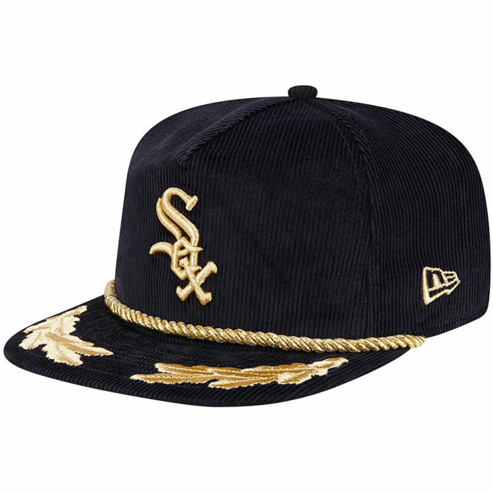 Chicago White Sox New Era Corduroy Filigree Golfer Adjustable Hat - MLB Hats