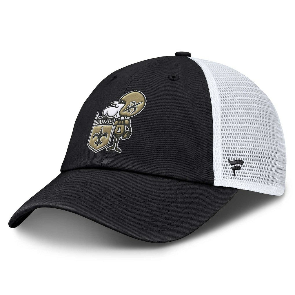 New Orleans Saints Basic Vintage Trucker Adjustable Hat | NFL Sale