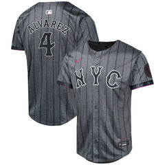 Francisco Alvarez New York Mets Nike Youth 2024 City Connect Limited Player Jersey - MLB Jerseys