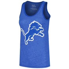 Detroit Lions Aidan Hutchinson  Majestic Threads Women's Name & Number Tri-Blend Tank Top | NFL Hot